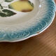 Set of 6 Clairefontaine Graves pear slip plates