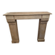 Wooden fireplace