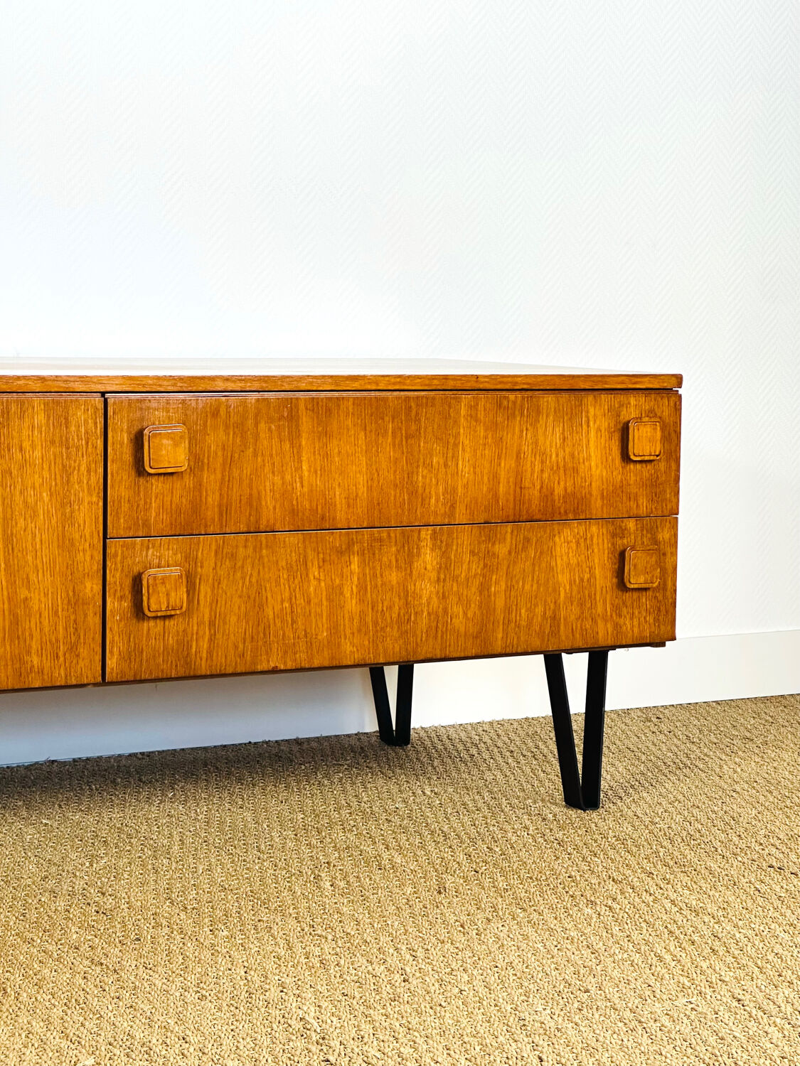Scandinavian teak sideboard from the 1960s.