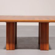 Exquisite Walnut Coffee Table – A Masterpiece of Italian Modernis