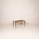 Table basse rectangulaire en parchemin par Aldo Tura 1950