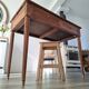 Extendable desk in solid wood in Louis XVI style