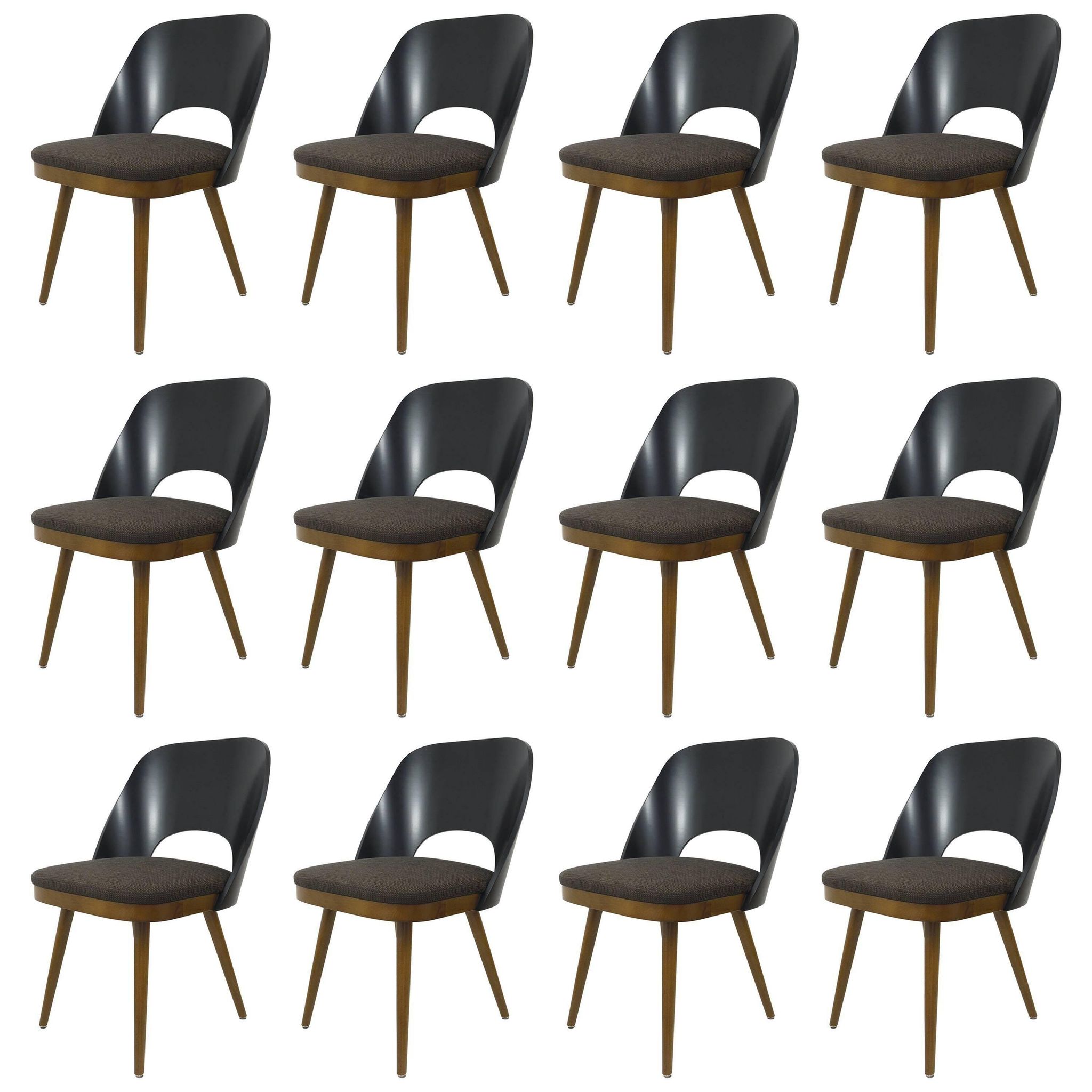 Beautiful modernist chairs in the style of Oswald Haerdtl, Backhausen, Austria.
