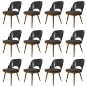 Beautiful modernist chairs in the style of Oswald Haerdtl, Backhausen, Austria.