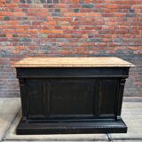 Comptoir en chêne début XXème