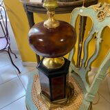 Lamp base in lacquer and metal 1980s