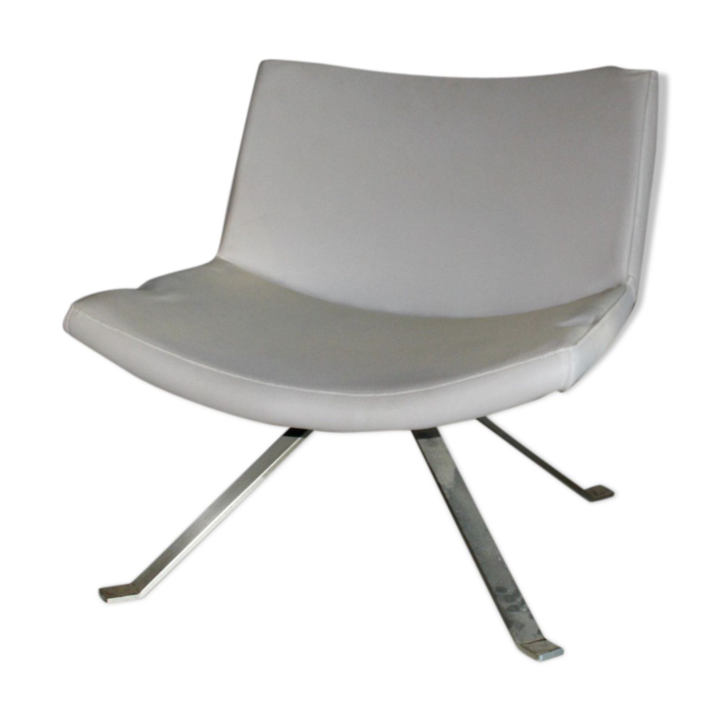 fauteuil design Kesterport gris clair