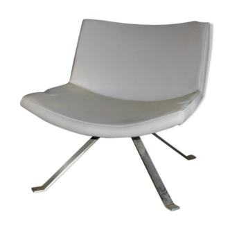 Fauteuil design Kesterport gris clair