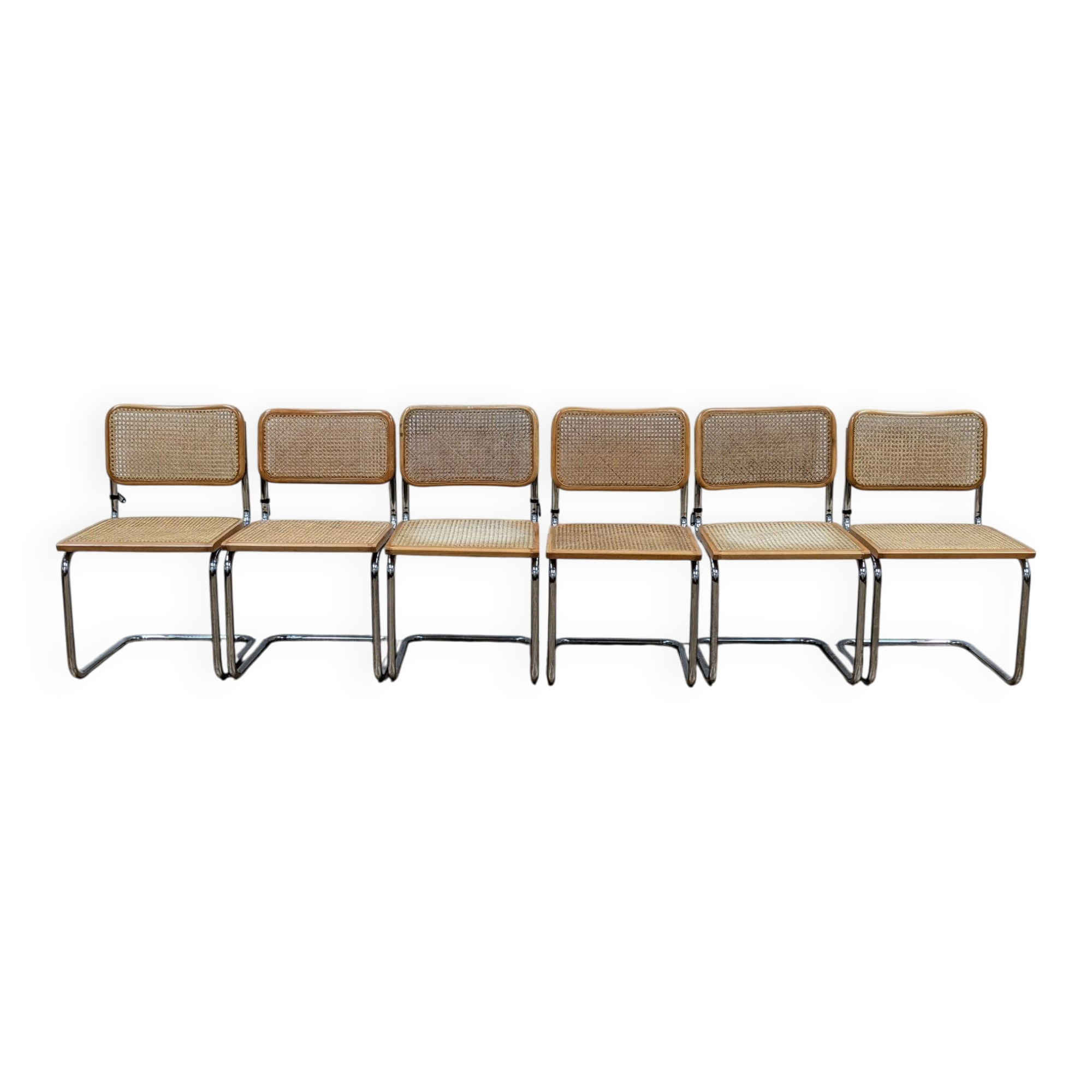 Set of 6 B32 chairs