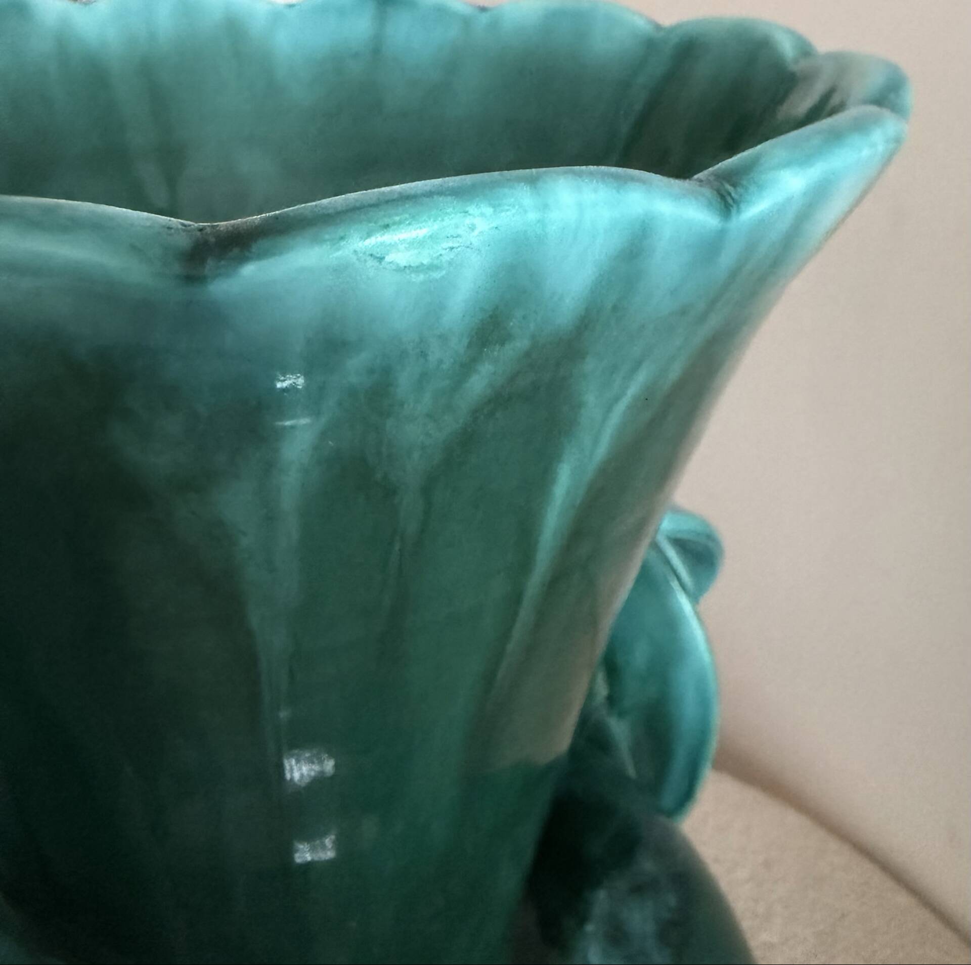 Mid-Century Vallauris Flamed Ceramic Amphora Vase by Louis Giraud