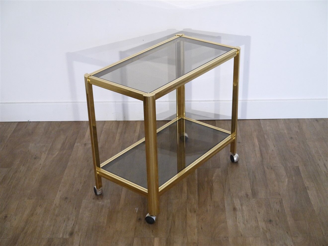 Brass and glass service 1970
