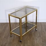 Brass and glass service 1970