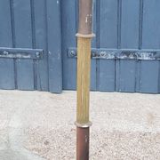 1950s floor lamp in brass with double gold and bronze patina