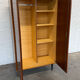 Vintage RVD Belgian Mid-Century Wardrobe — Lacquered Rosewood Veneer &