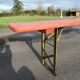 Folding brewery bench