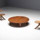 Table basse T02P de Pierre Chapo, France, années 1960