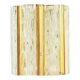 Mid-Century Modern Ice Glass & Brass Wall Light from Kaiser, Germany. 1960s