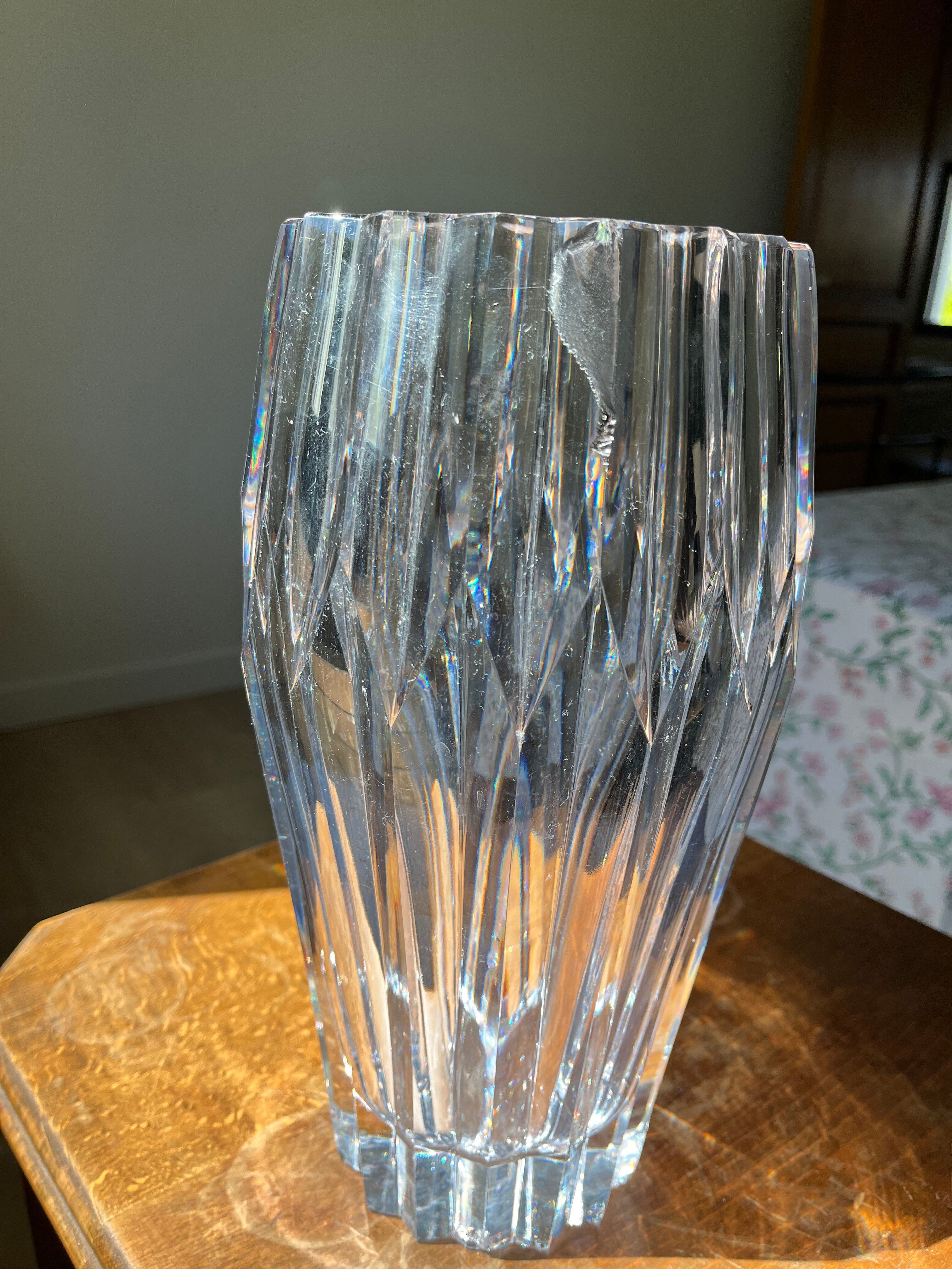 Sèvres crystal vase