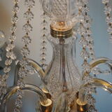 6-light chandelier with tassels