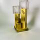 Cubic Murano glass table lamp by Gaetano Sciolari, Italy 1970s