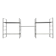 Étagère string en métal