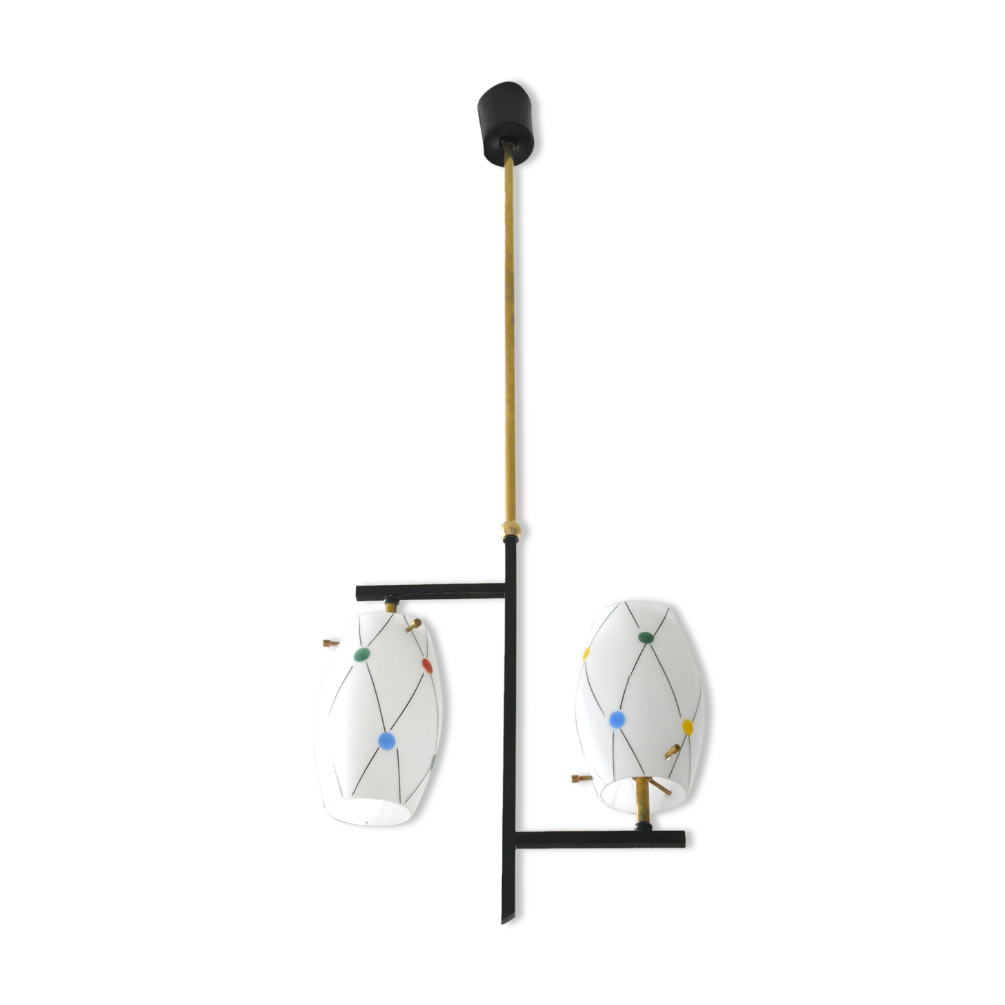 Stilux Milano chandelier 50s