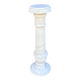Colonne décorative en albâtre – Sellette sculpturale vintage