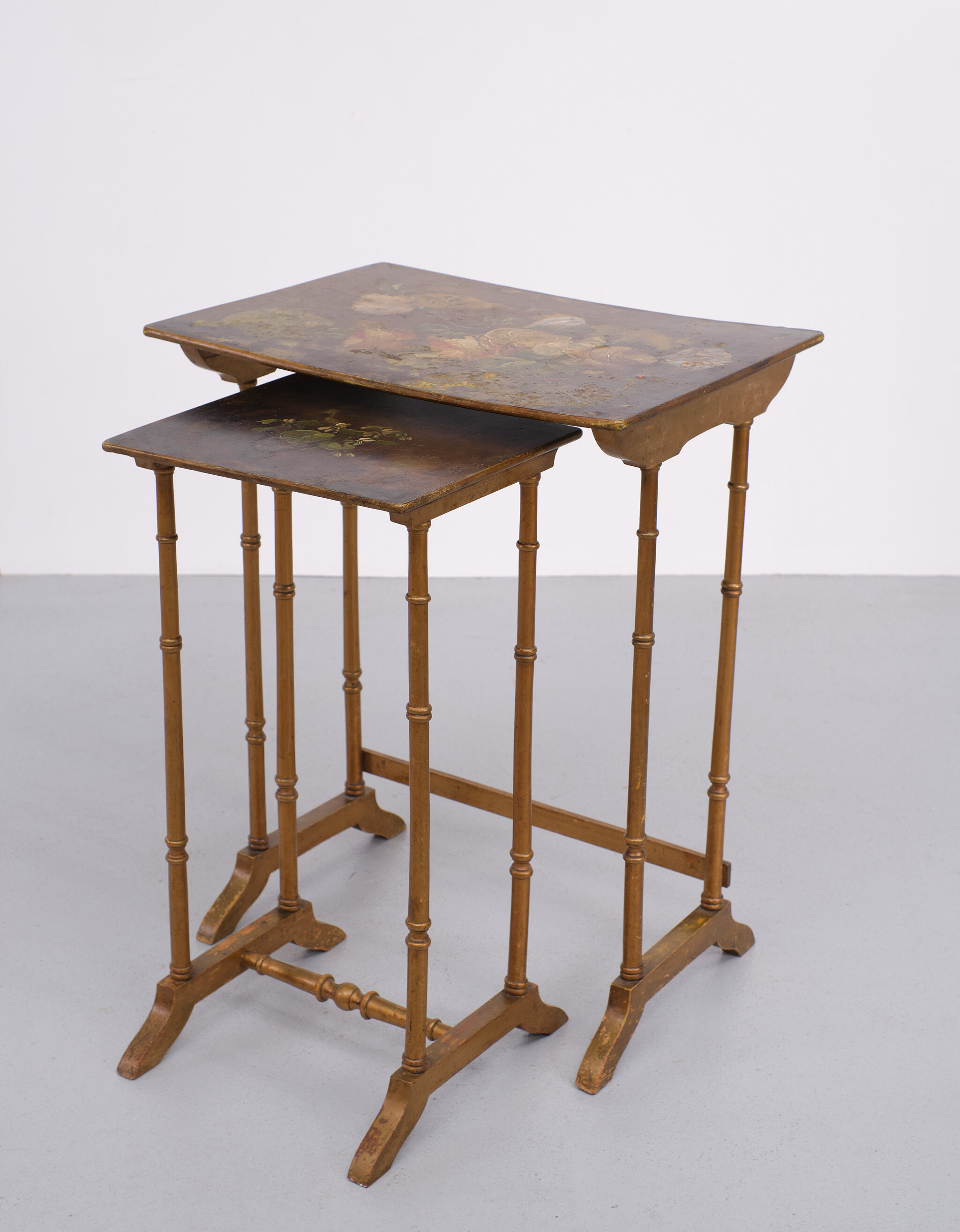 France art nouveau side tables japonisme style