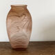 Vase en verre moulé art déco
