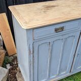 Old grey kitchen buffet