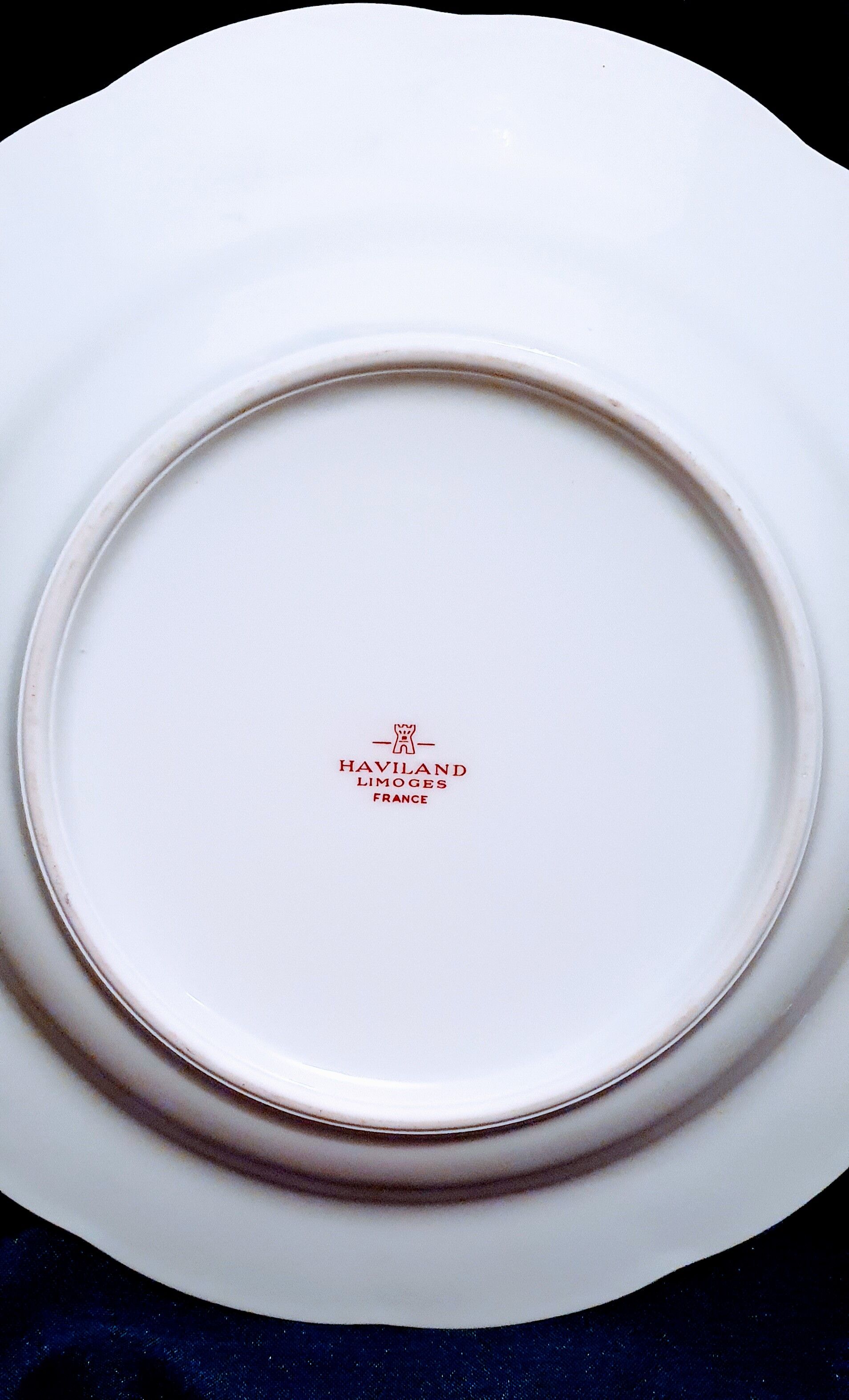 Old plate Haviland Limoges