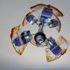 Lustre 6 fires Mazzega Murano vintage 70s