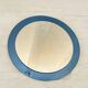 Blue glass wall mirror, Italian, circa 1960s-1970s.