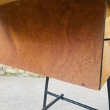 Vintage metal and formica desk with 2 drawers, circa 60's