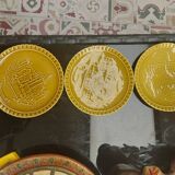 3 Gien earthenware plates