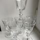 Set of 6 20s moulded glass glasses
