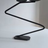 Brutalist wrought iron candle holder 1950