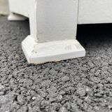 Moulded white sideboard