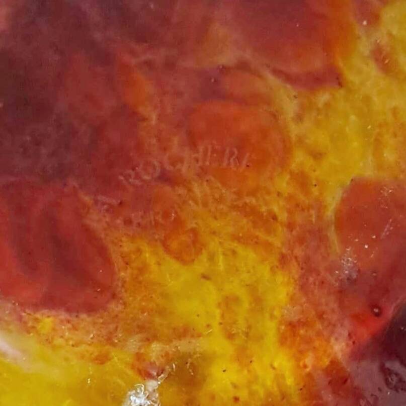 La Rochere blown glass paste vase