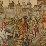 Tapestry "The Medieval City" Aubusson