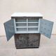Vintage dentist furniture – Industrial style, steel, marble, ideal for lofts and workshops.