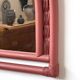 Miroir en bambou terracotta