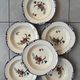 Set of 6 polychrome deep plates "Velars" Longchamp