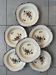 Set of 6 polychrome deep plates "Velars" Longchamp