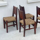 4 modernist chairs from the 1950s.