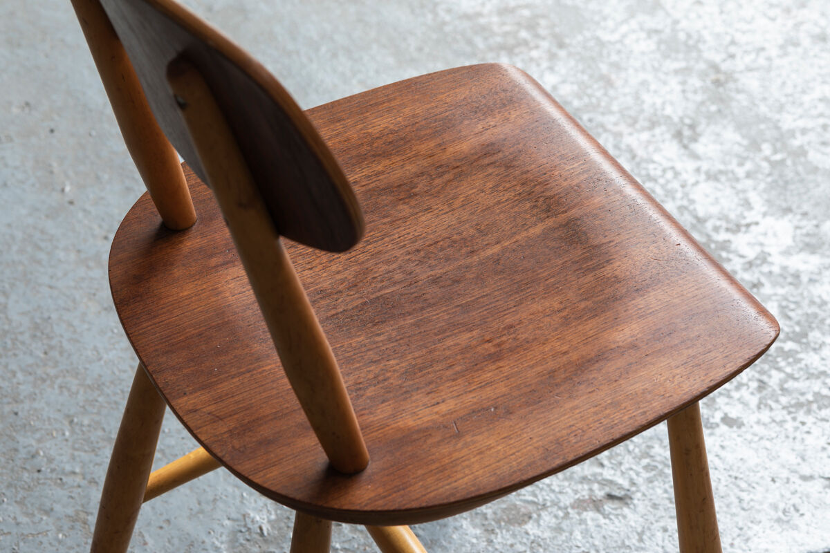 Set de 4 chaises de salle à manger par Martinsson & Axelsson pour Nässjö Stolfabrik, Suède, années 1960