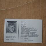 Oil painting by Jørgen Sejersen, Mid-century Modernism, 1960s