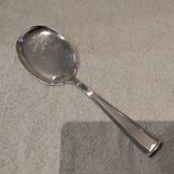 Silver-plated ice cream serving scoop, goldsmith Frionnet, art deco style