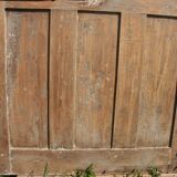 Glass entrance door in solid oak