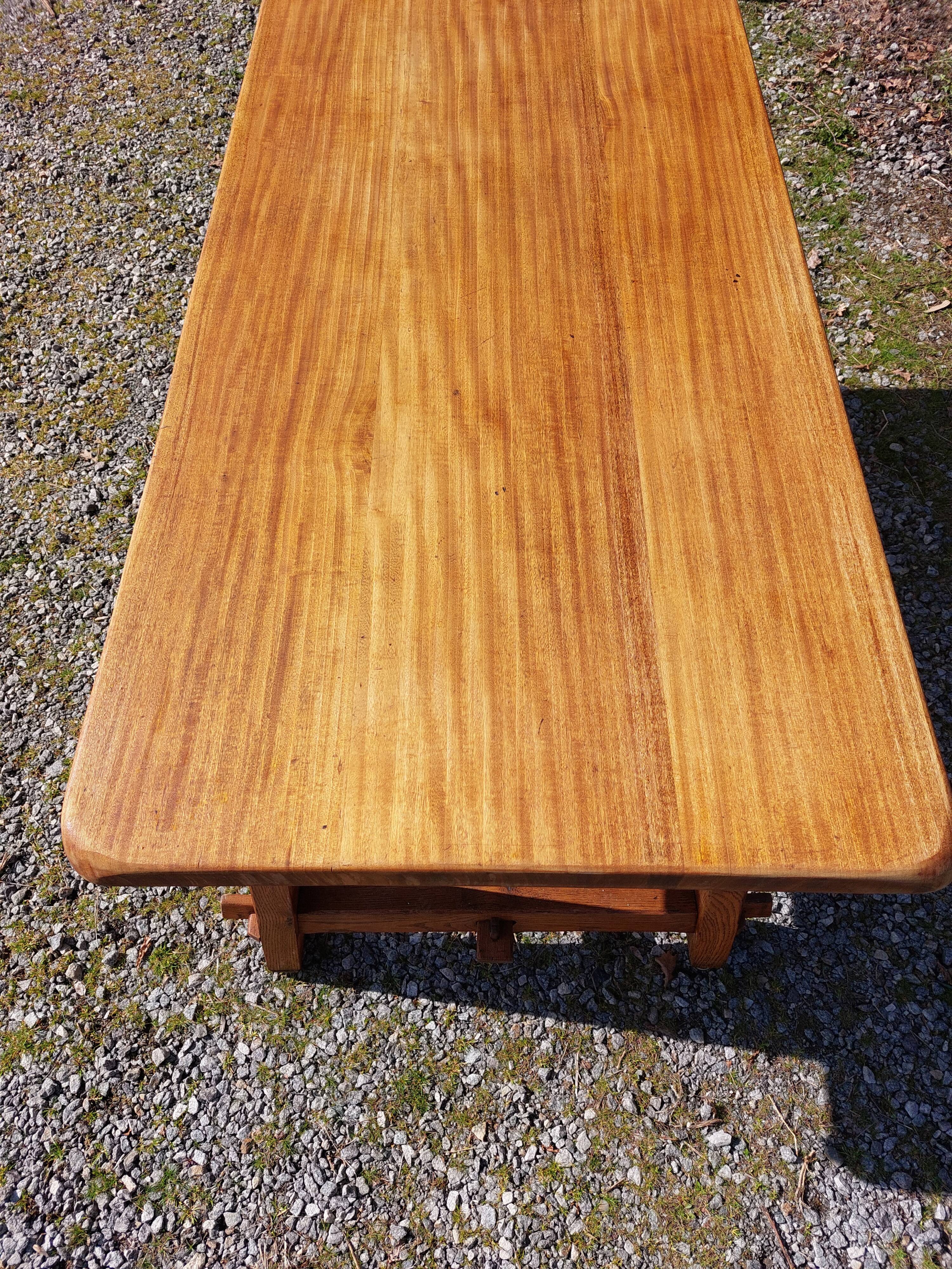 farm table with extensions, solid wood